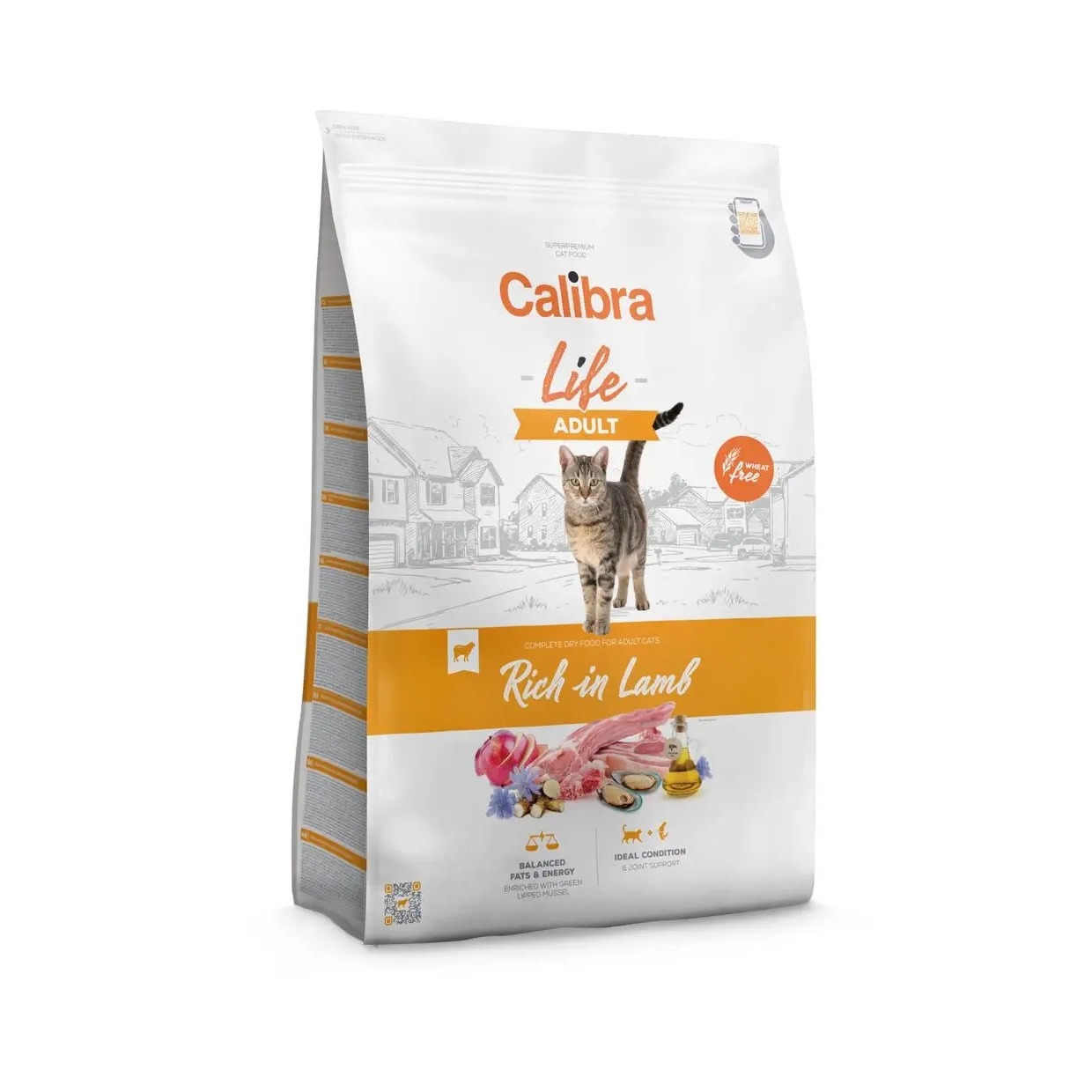 Granuly Calibra Cat Life Adult lamb 6 kg
