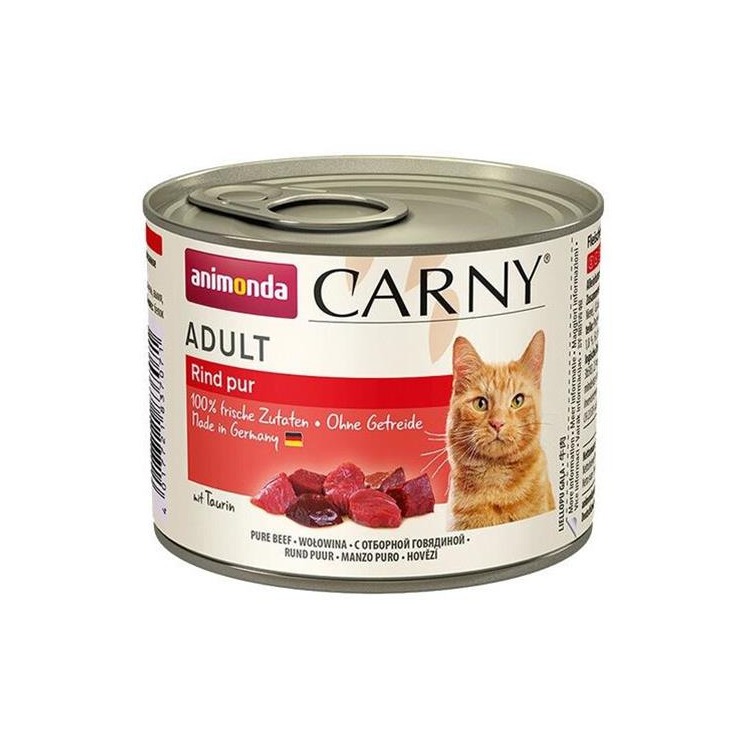 Animonda CARNY cat Adult hovädzie - 6 x 200 g konzerva