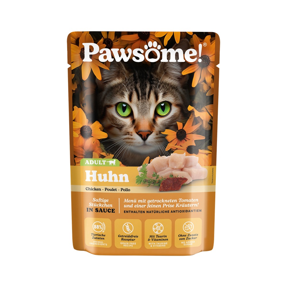 PAWSOME! pre Mačky Adult – Kura 85g