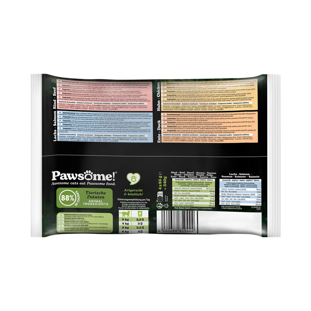 PAWSOME! pre Mačky Adult – MIX Pack 4ks - 3