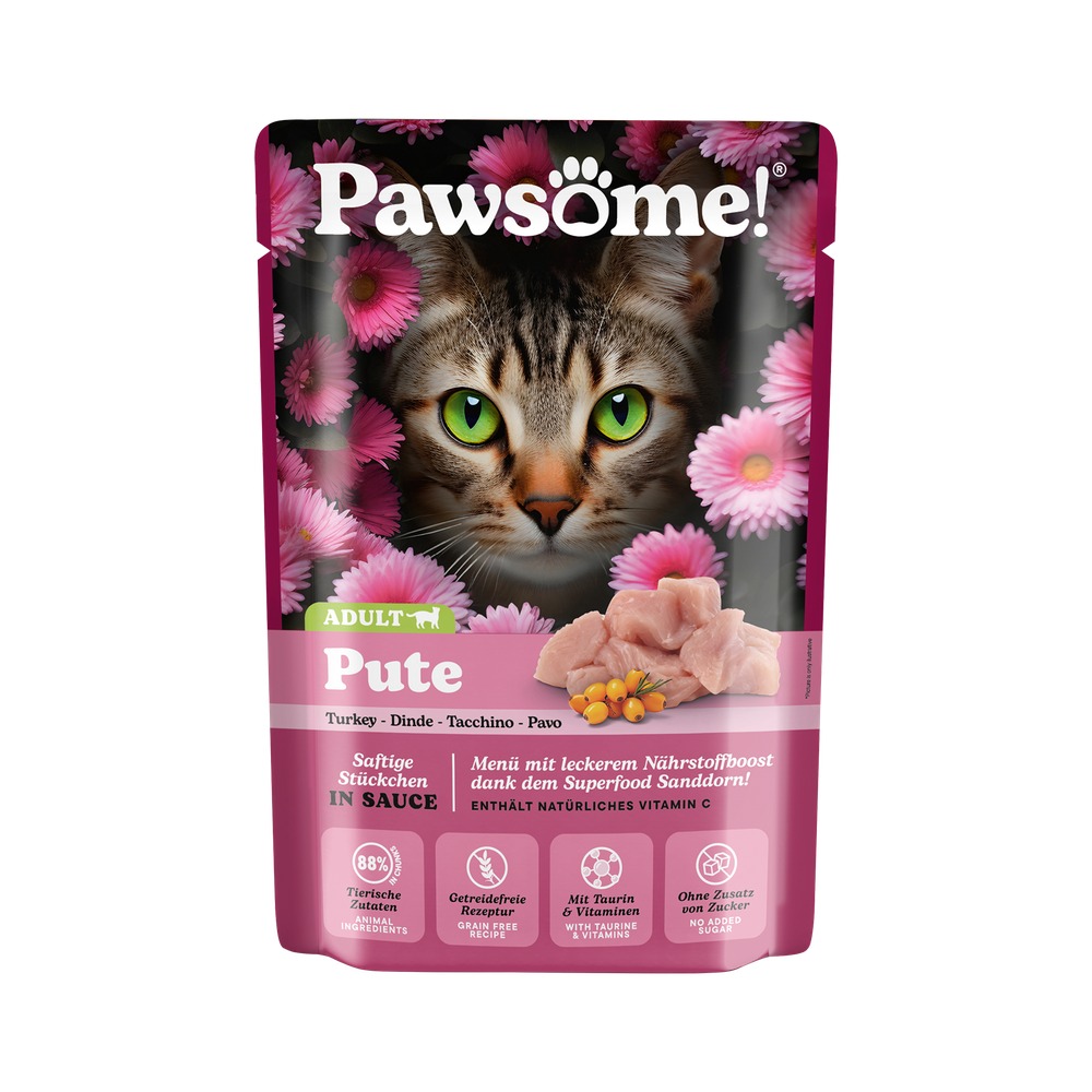 PAWSOME! pre Mačky Adult – Morka 85g