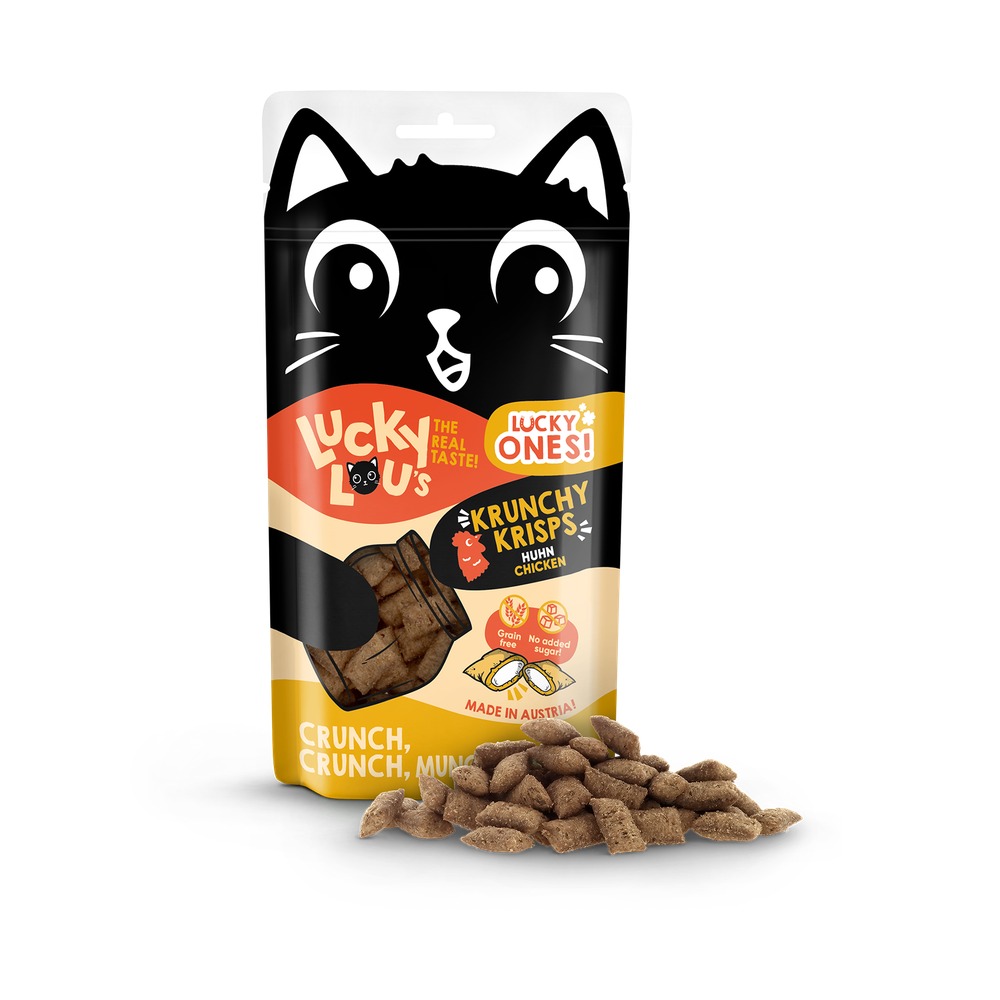 LUCKY LOU pamlsky pre mačku Ones Krunchy – Kura 60g - 5