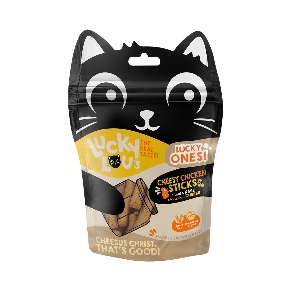 LUCKY LOU pamlsky pre mačku Ones Sticks – Kura a Syr 50g