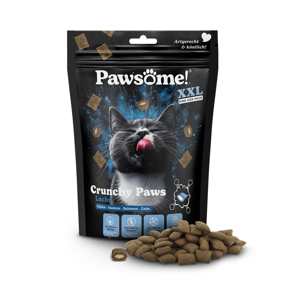 PAWSOME! Crunchy pre mačky – Losos 150g - 2