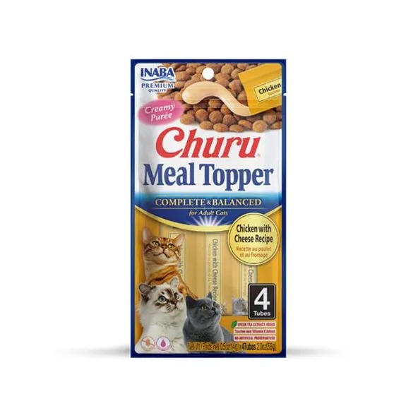 Inaba Churu Meal Topper cat Kura so syrom 4 tuby 56 g