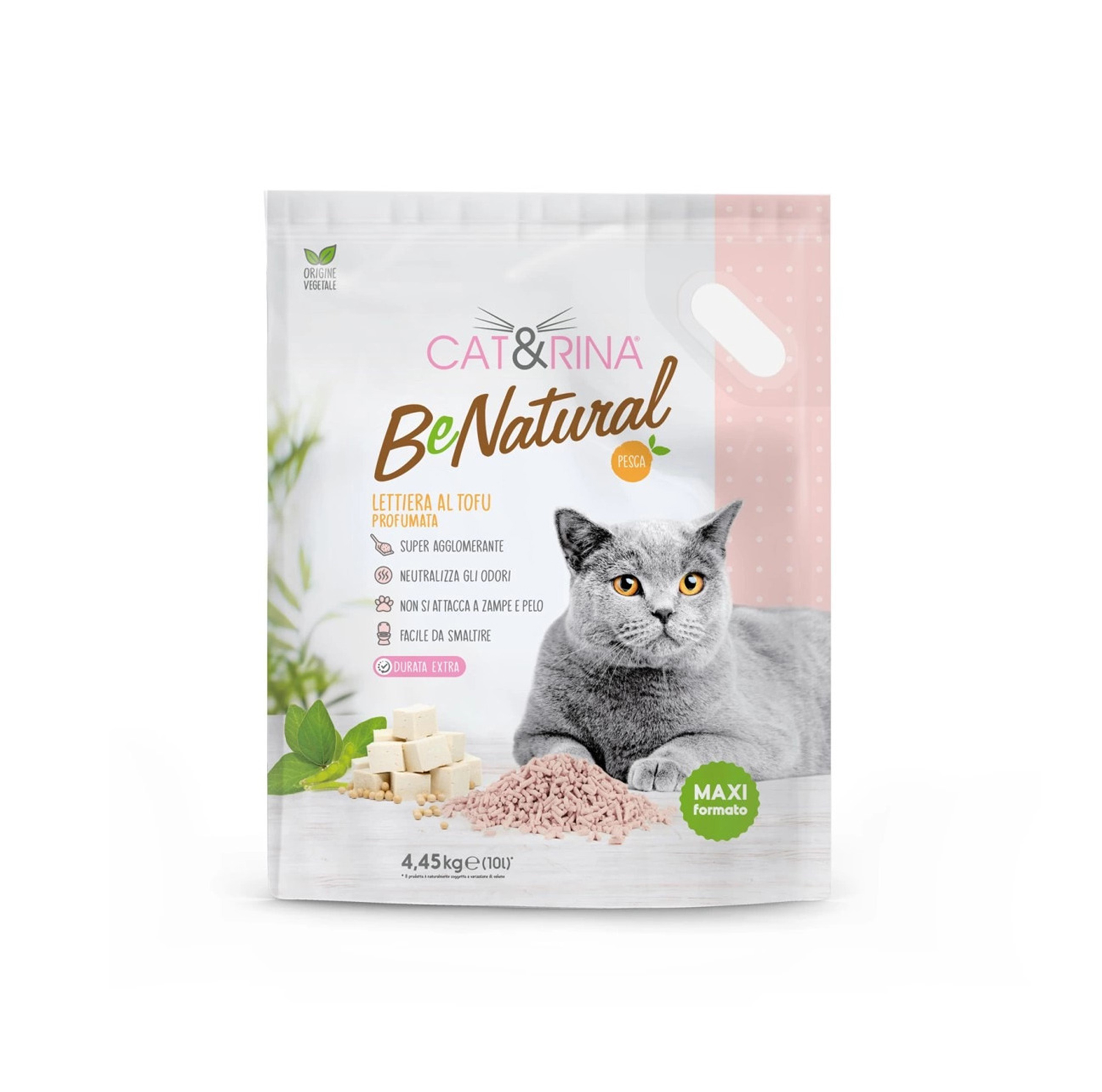 Tofu podstielka CAT&RINA - Broskyňa 10l
