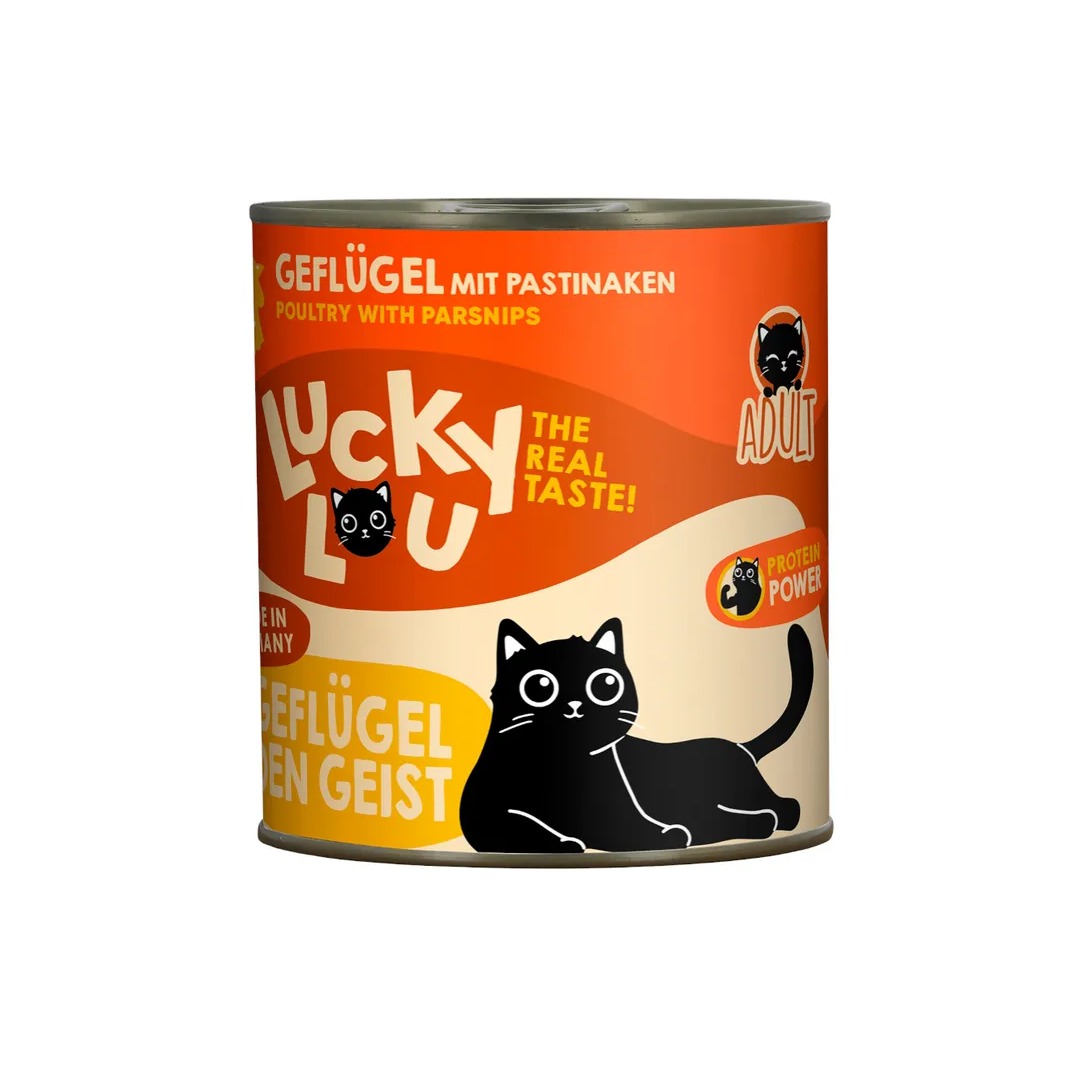 LUCKY LOU Lifestage pre Mačky Adult – Hydina 800g
