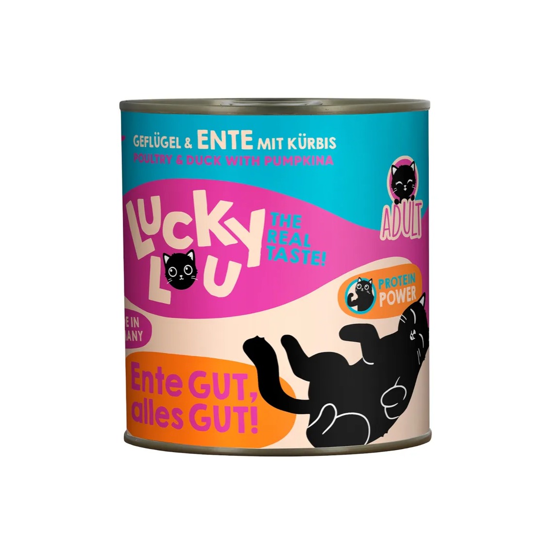 LUCKY LOU Lifestage pre Mačky Adult – Hydina a Kačka 800g